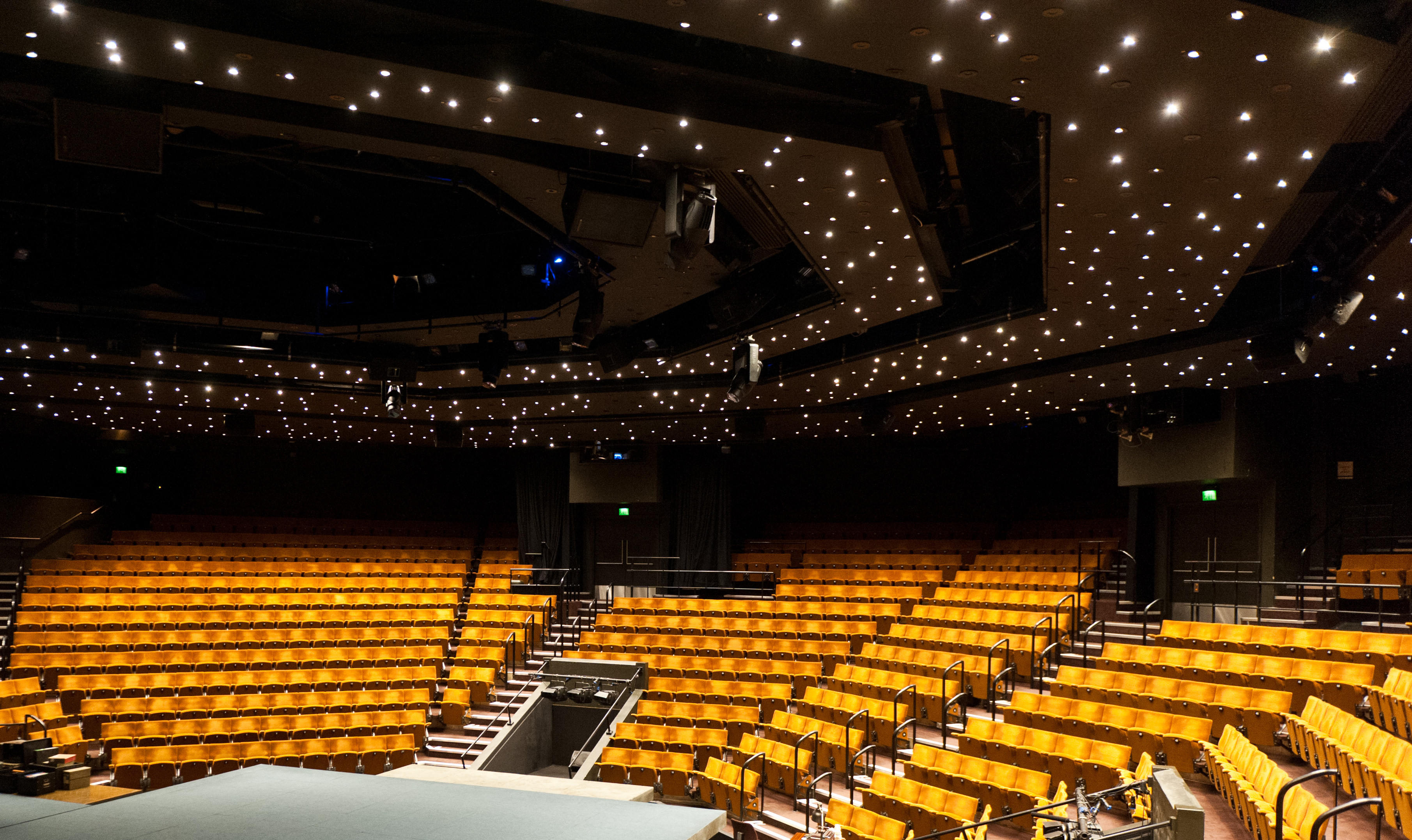 Image of Crucible Auditorium seating and lights