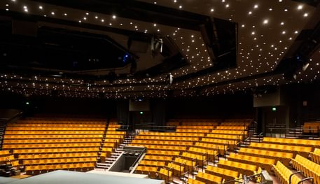 Image of Crucible Auditorium seating and lights